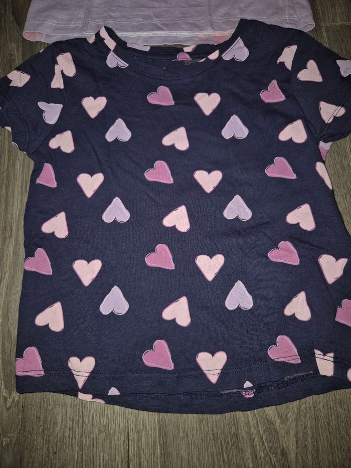 Lot 2 tee shirt  fille - photo numéro 2