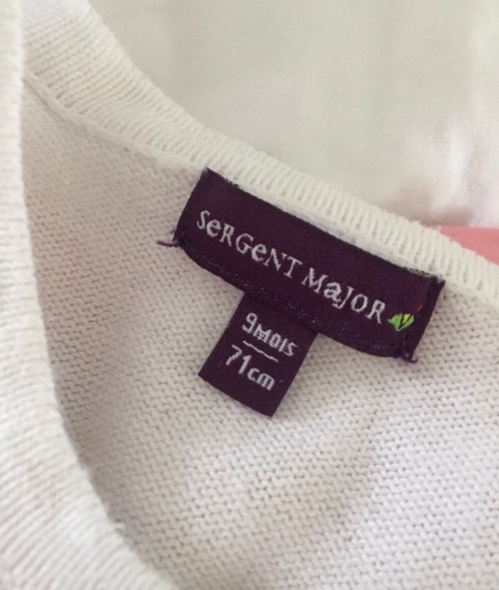 Robe et gilet 9 mois sergent major comme neuf - photo numéro 4