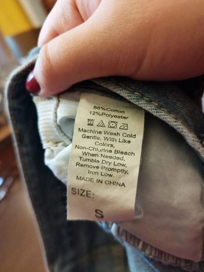 Jupe bleue en jeans déchiré Shein taille S/36 - photo numéro 11