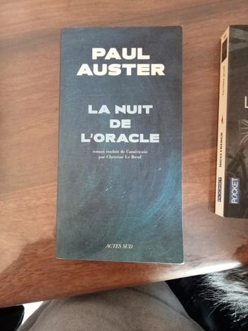 Livre Paul auster la nuit de l'oracle