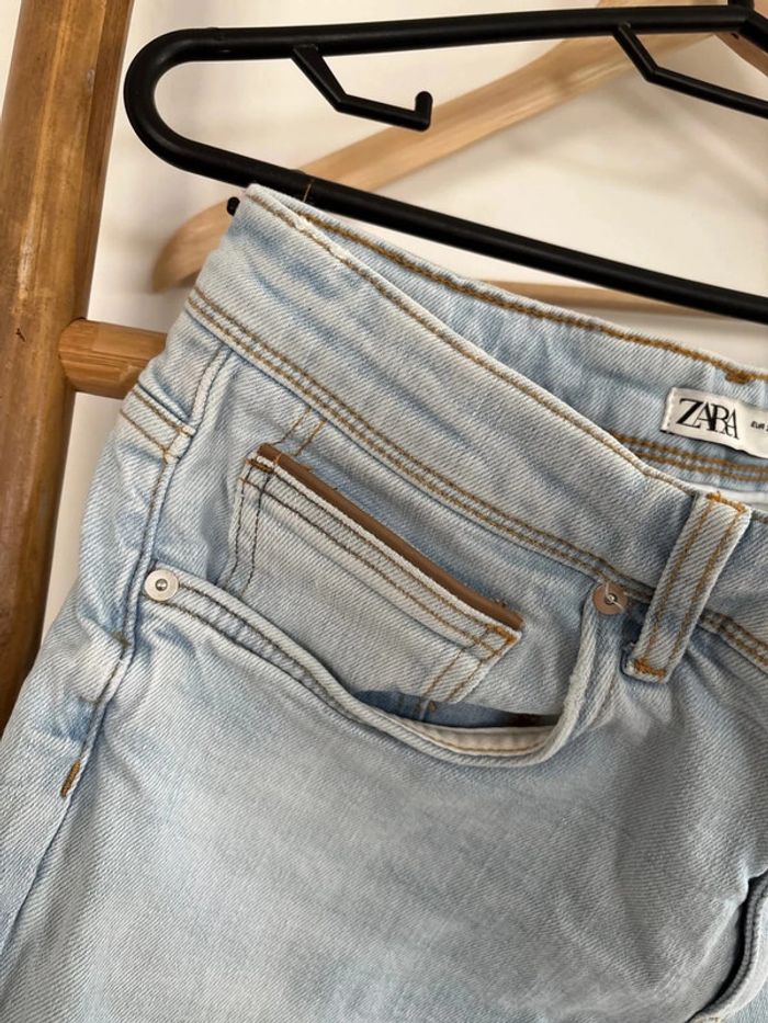 Jean bleu clair Zara taille 38 - photo numéro 3