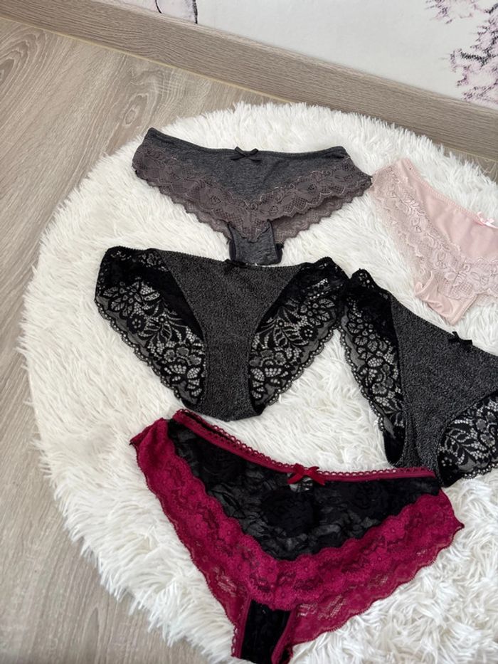 Lot de 5 culottes femme taille M - photo numéro 2