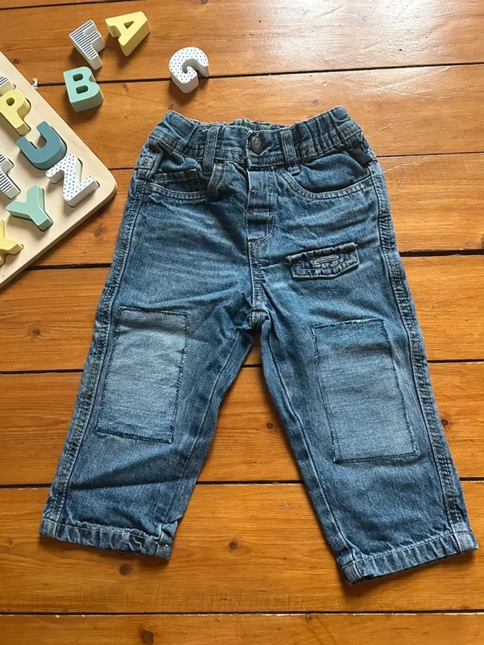 Jean large 12 mois