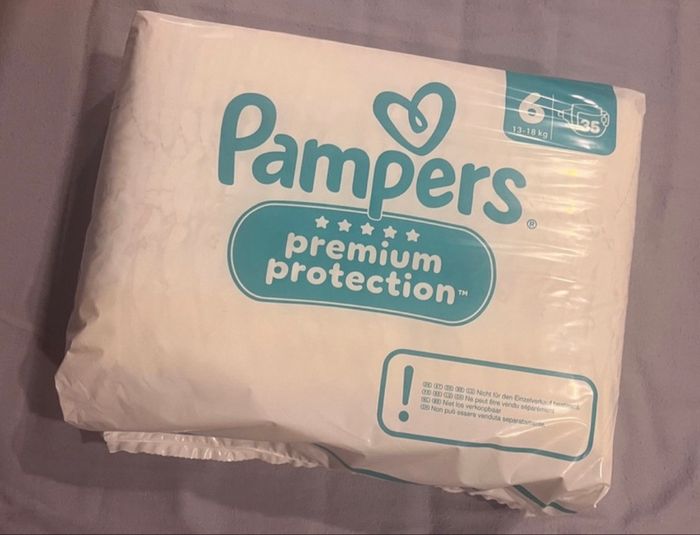 35 couches Taille 6 Pampers P.P - photo numéro 5
