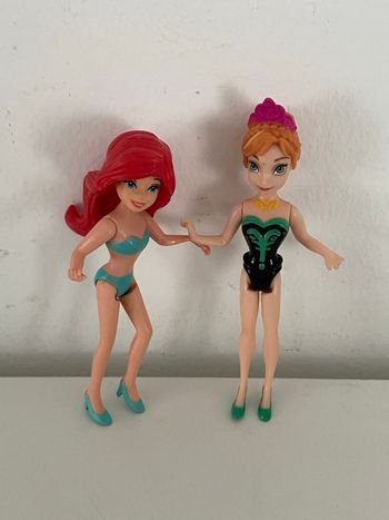 Lot de 2 Figurines Disney – Ariel & Anna