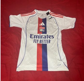Maillot olympique  lyonnais 2025-26 domicile blanc M