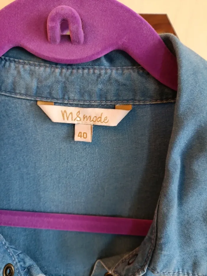 Chemise en jean 40 - photo numéro 3