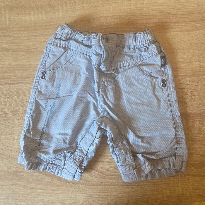 Short bleu 12 mois