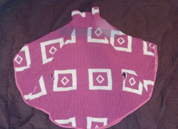 Poncho col roulé 