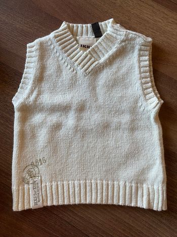 Pull cachemire ikks sans manches