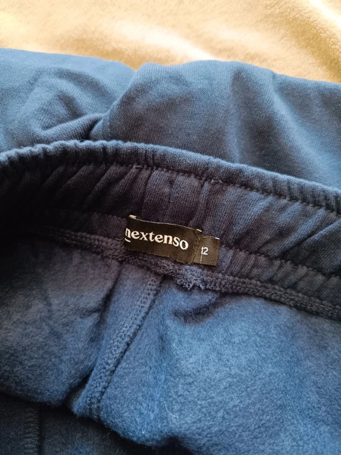 Jogging bleu Inextenso taille 12 ans - photo numéro 5