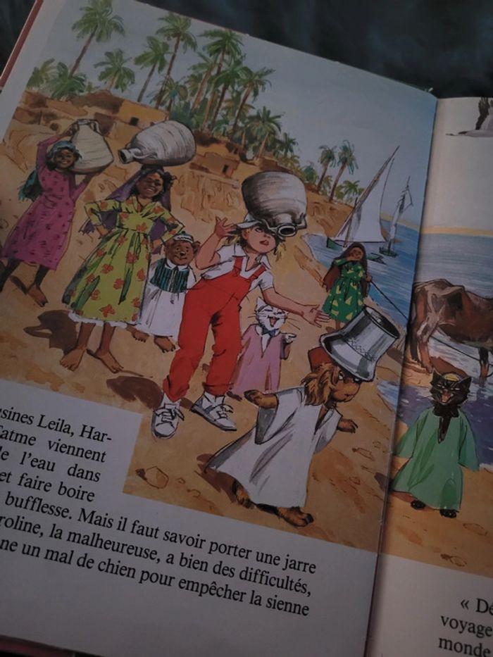 Caroline en Égypte livre rare Pierre Probst Hachette Jeunesse Album collection multicolore - photo numéro 4