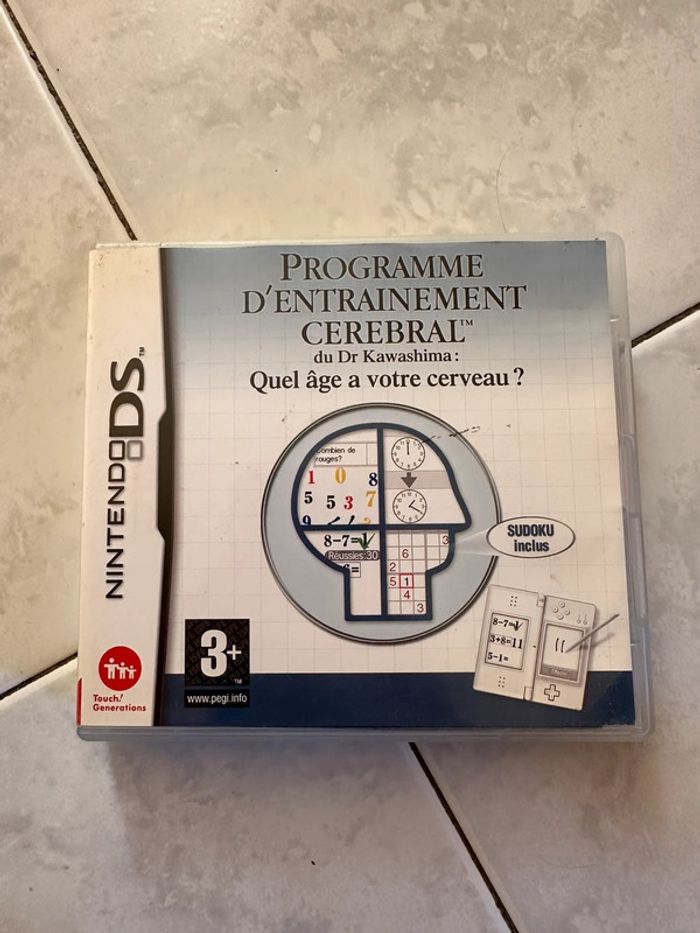 Jeu Nintendo DS programme d’entraînement cérébral - photo numéro 2
