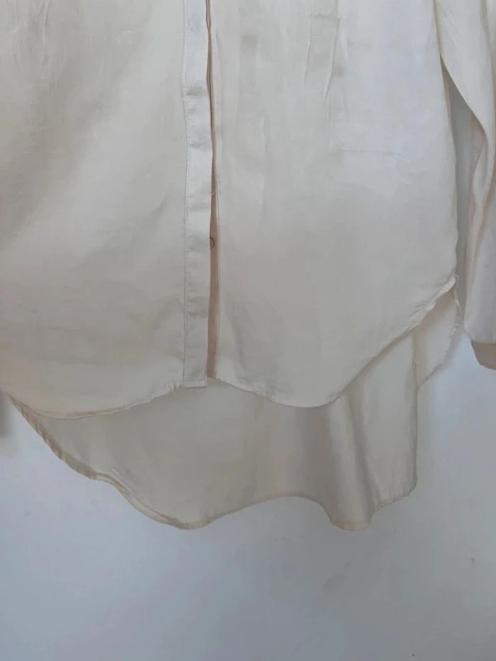 Blouse satiné beige H&M 34 - photo numéro 2