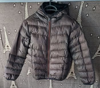 Veste doudoune zippée à capuche 9ans