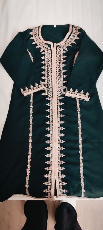 superbe robe longue takchita enfant taille 7 /  8 ans