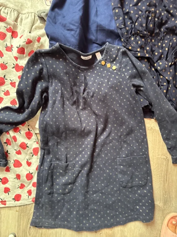 Lot 12 jolies robes automne hiver fille 8 ans - photo numéro 6