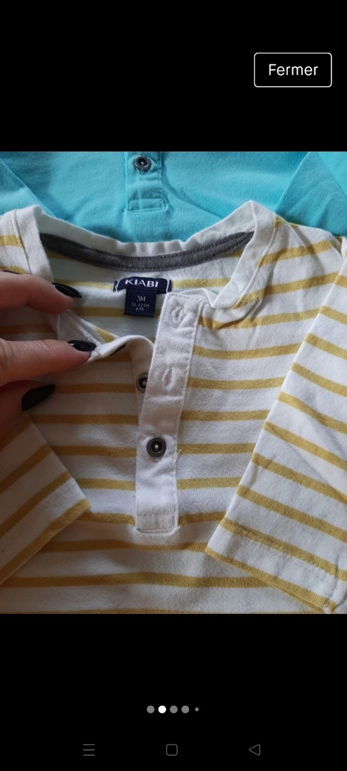 Lot 3 t shirts 3m - photo numéro 2