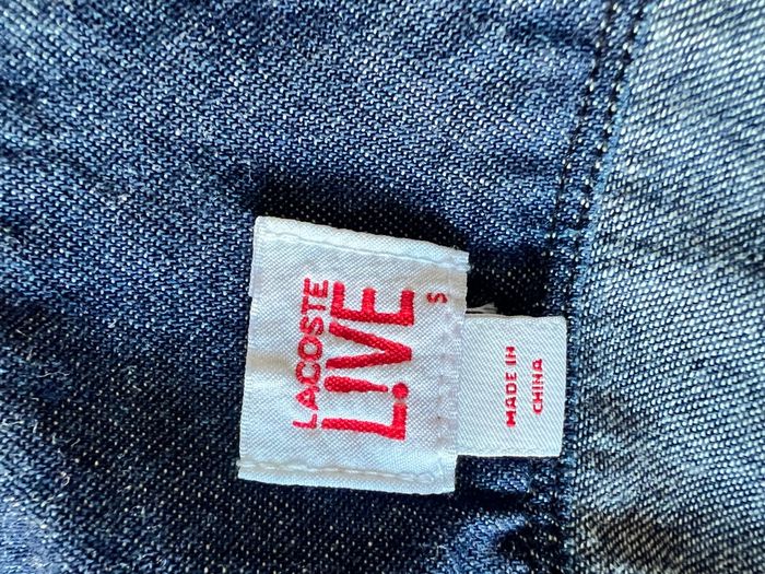 Chemise jean Lacoste - photo numéro 3