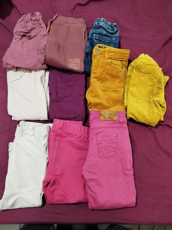 Lots 10 pantalons taille 3 ans