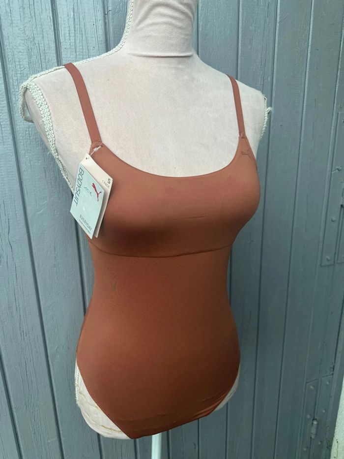 Maillot de bain une pièce marron puma - photo numéro 2