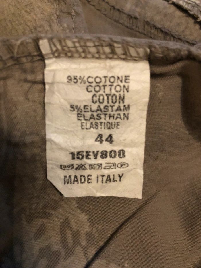 BB11- Short imprimé taupe/beige «  compagnie des aventures » T 46-48 porté 1 h - photo numéro 8