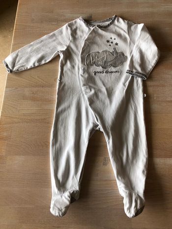 Pyjama léger blanc mixte Obaibi