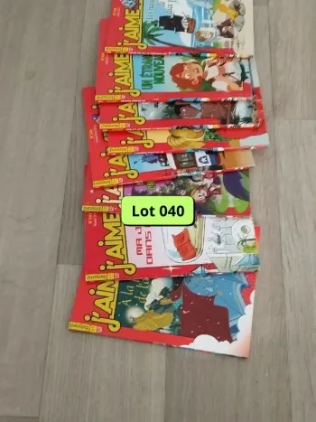 Lot de 8 magazines J’aime lire année 2021-22 L040