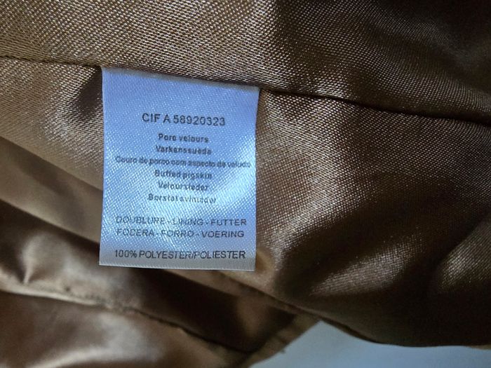 📌 Blouson Veste en Cuir suédé (daim)- Laura Clément - photo numéro 8