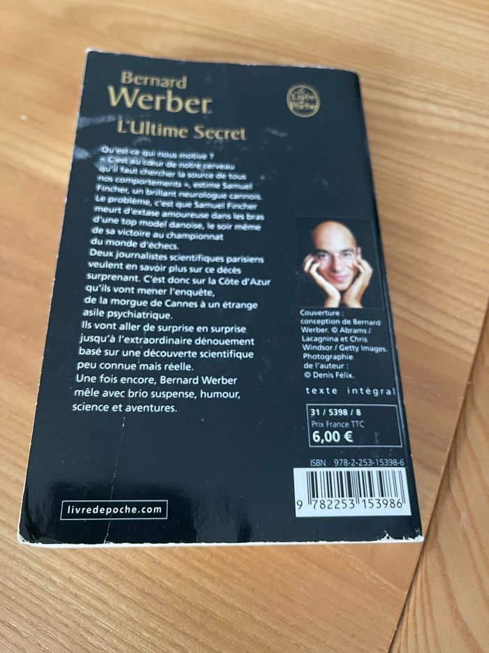 Livre Bernard Werber - L’Ultime Secret - photo numéro 2