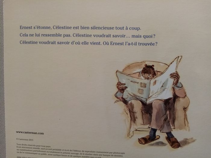 Livre : Ernest et Célestine - photo numéro 3