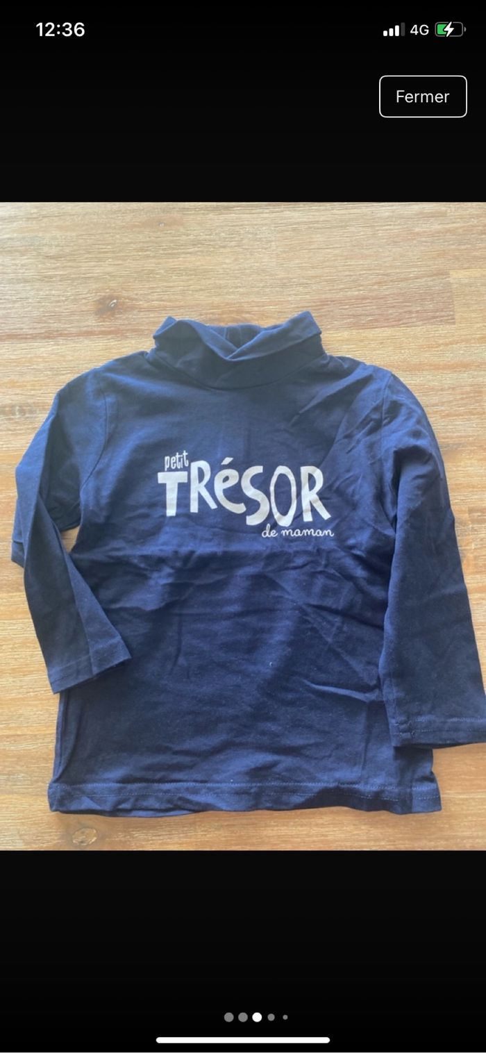 Lot 5 tee shirt manches longues - photo numéro 3