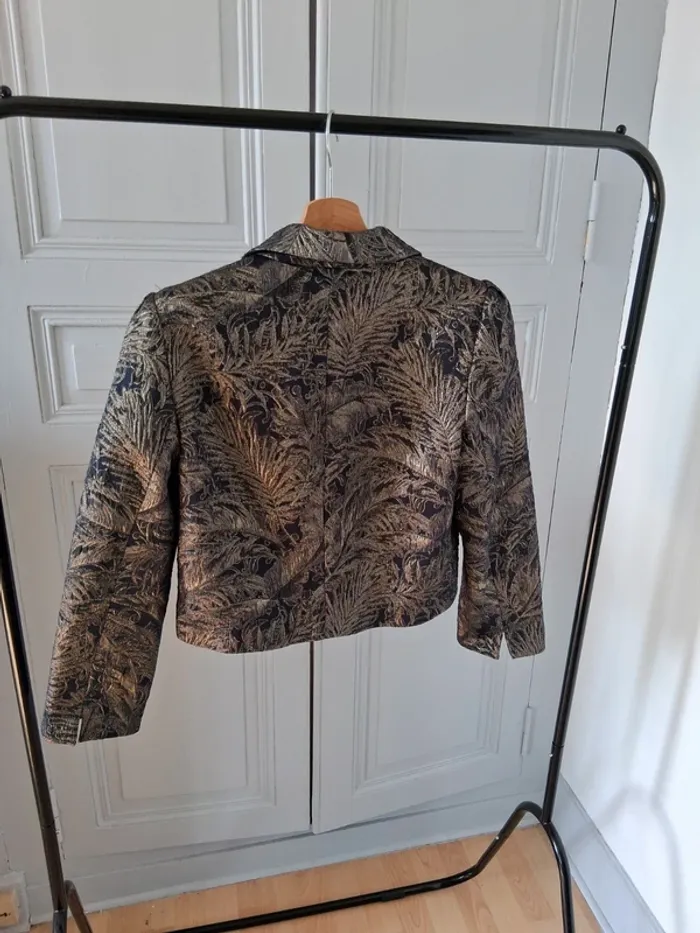 Veste brodée dorée - Nafnaf - 36/S - photo numéro 5