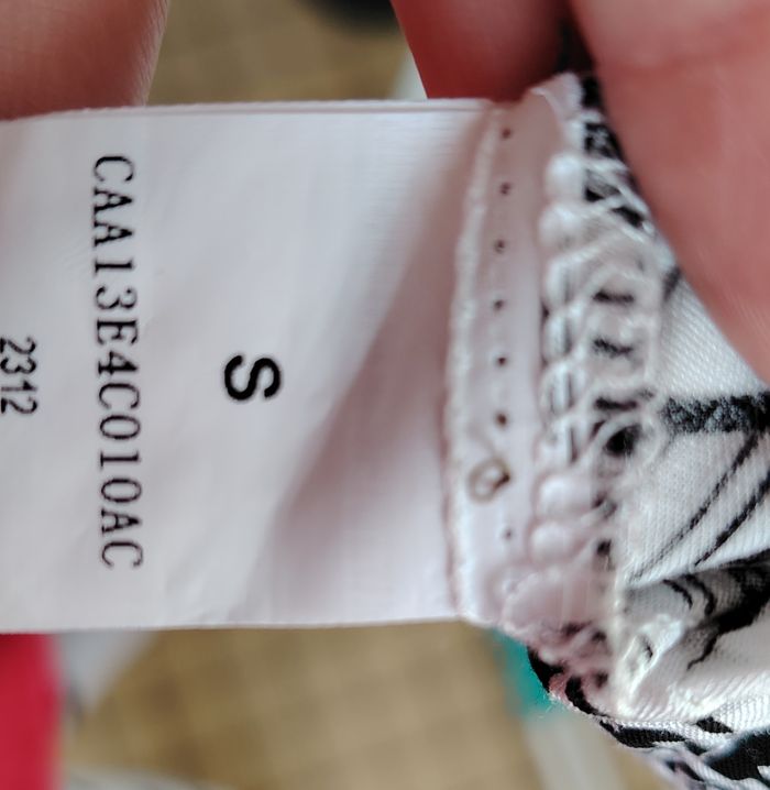 Combi-short noir & blanc – Taille S - photo numéro 2
