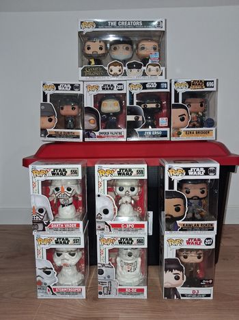 Lot de pops funko star wars et game of throne