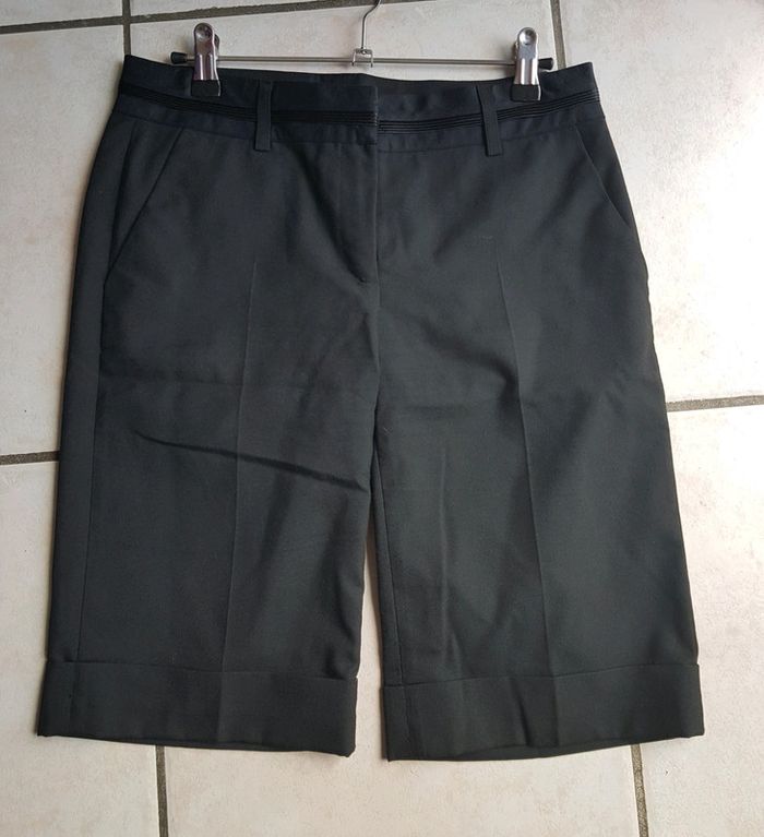 Bermuda noir femme