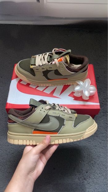 Nike Air Dunk Jumbo coloris vert olive