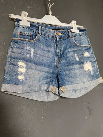 Short en jean’s usures d’origine