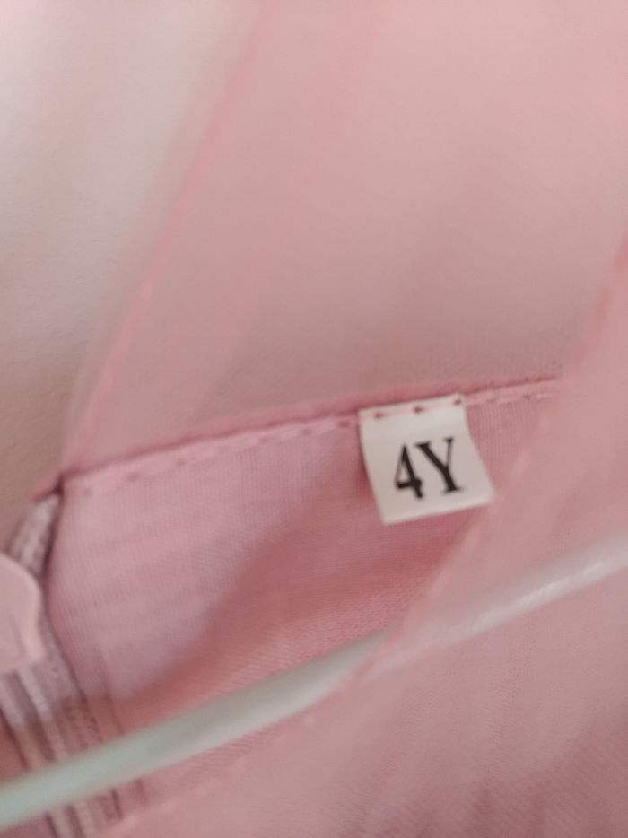 ROBE Rose Tenue de Fêtes Noël Soirée 4 ans 👗 - photo numéro 3