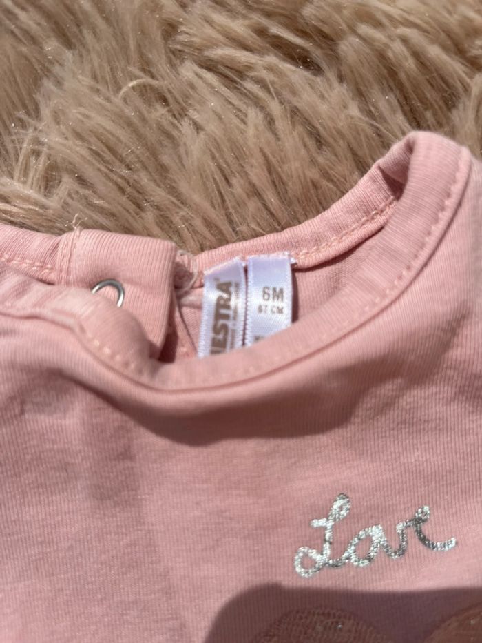 Robe rose manches longues - photo numéro 3