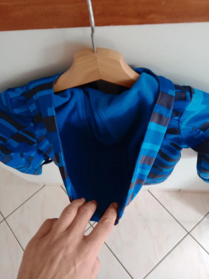 Veste d extérieur enfant 6 ans bleu c80 - photo numéro 9