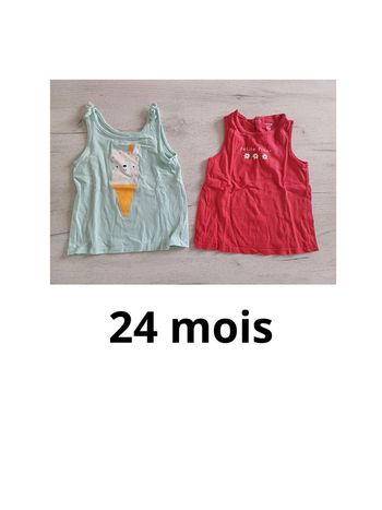Lot débardeur 24 mois