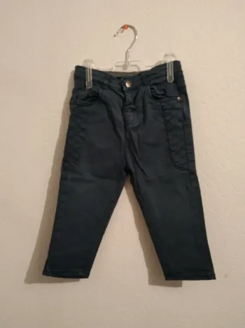 jean bleu taille élastiquée orchestra garcon 18 mois 81cm