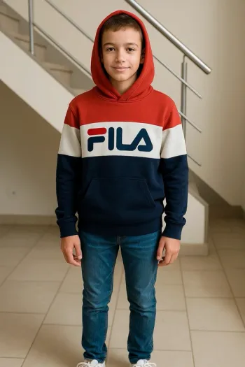 Sweat à capuche Fila taille 13-15 ans