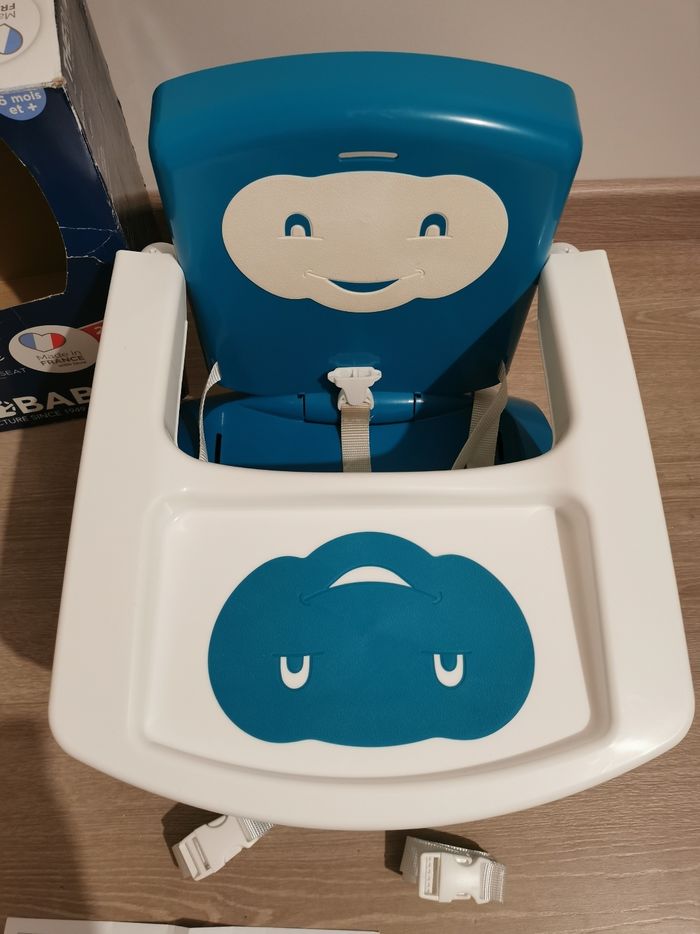 Rehausseur de chaise thermobaby bleu émeraude - photo numéro 5