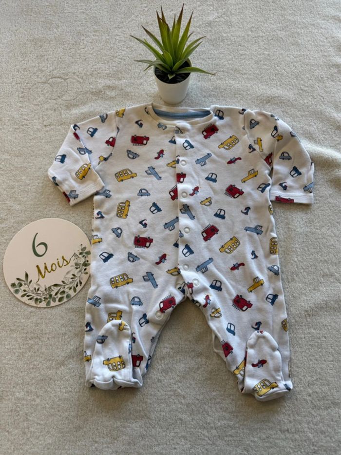 Dors bien pyjama ptites voitures