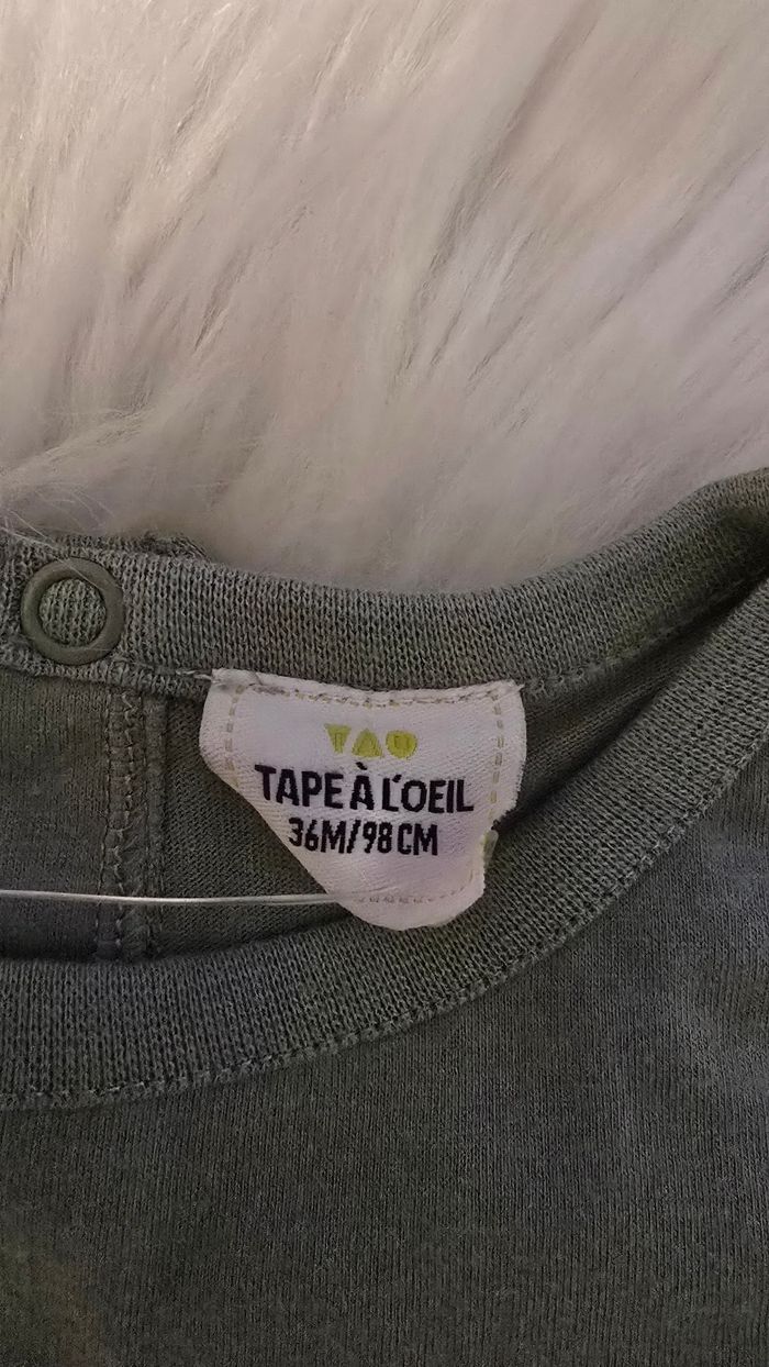 (Neufs non portés) ensemble teeshirt ml et pantalon 36mois garçon - photo numéro 3