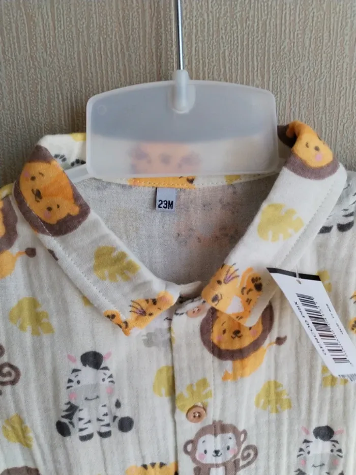Ensemble short et chemise bébé garçon - photo numéro 2