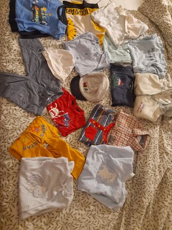 Lot vêtements bébé garçon 👦 plusieurs tailles 