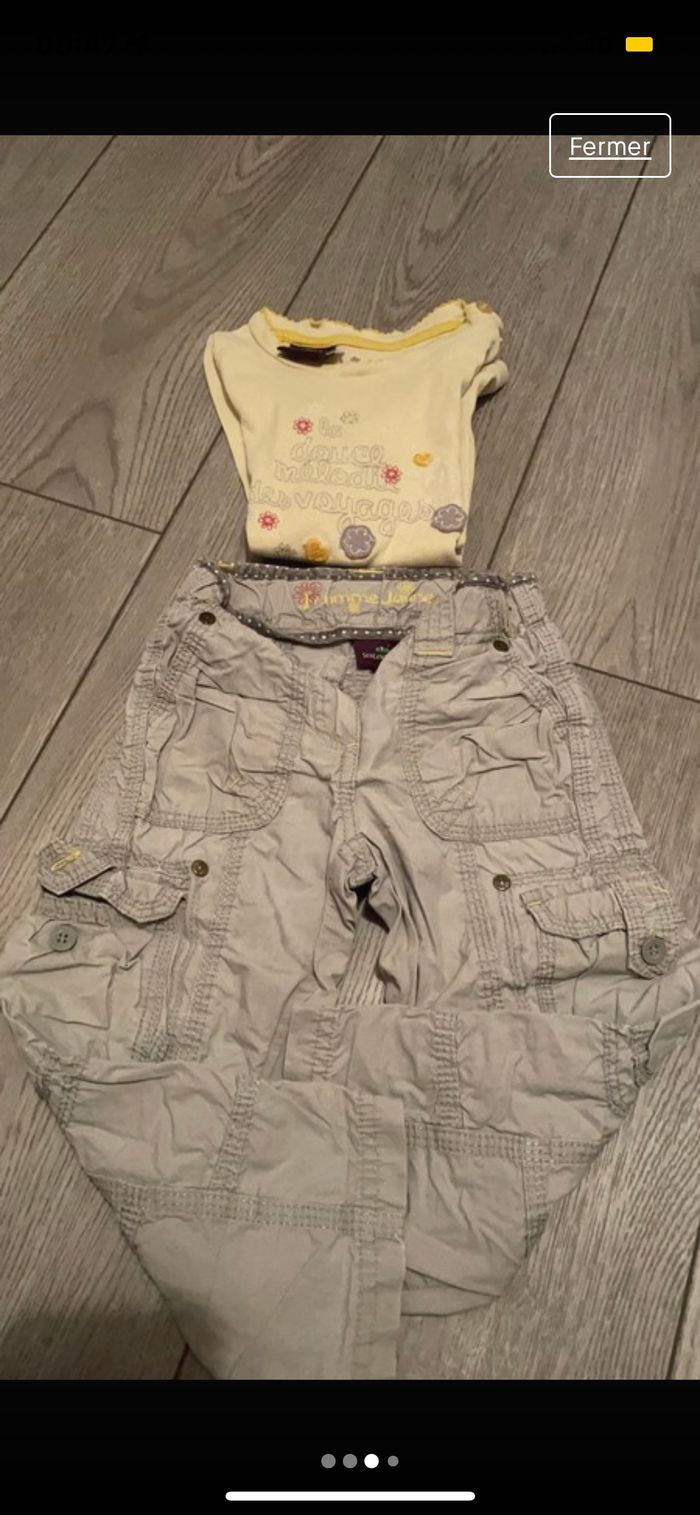 Magnifique Ensemble Pantalon + tee-shirt 2 ans - photo numéro 3